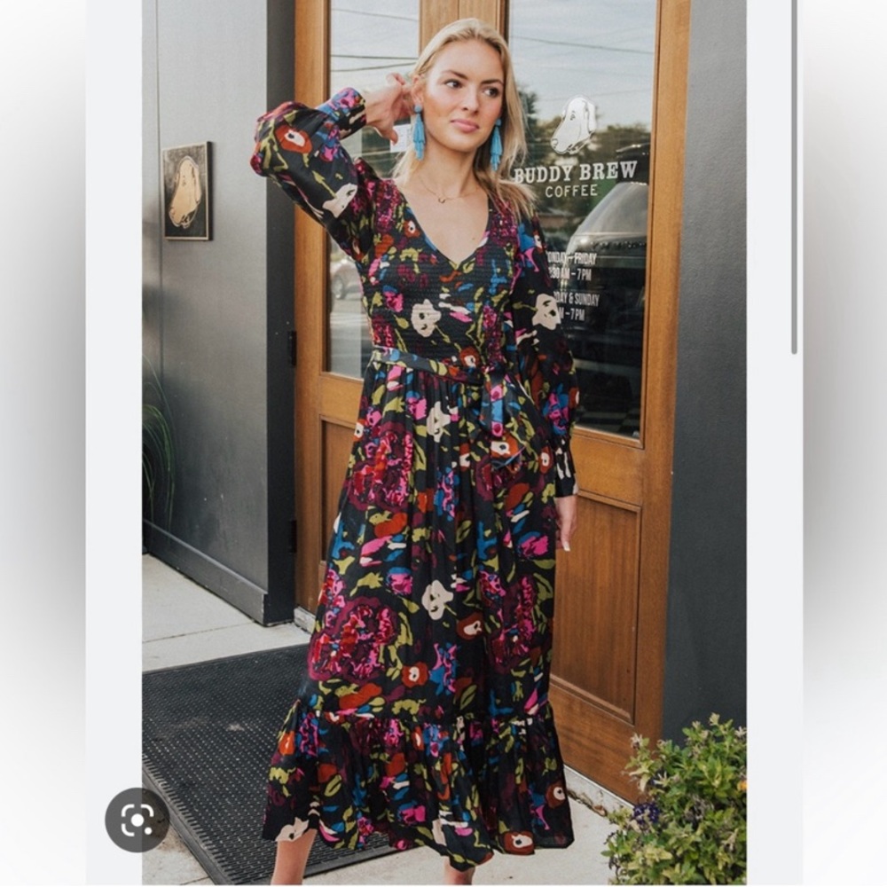 New Cleobella✨Juliette Ankle Dress- Multicolor floral